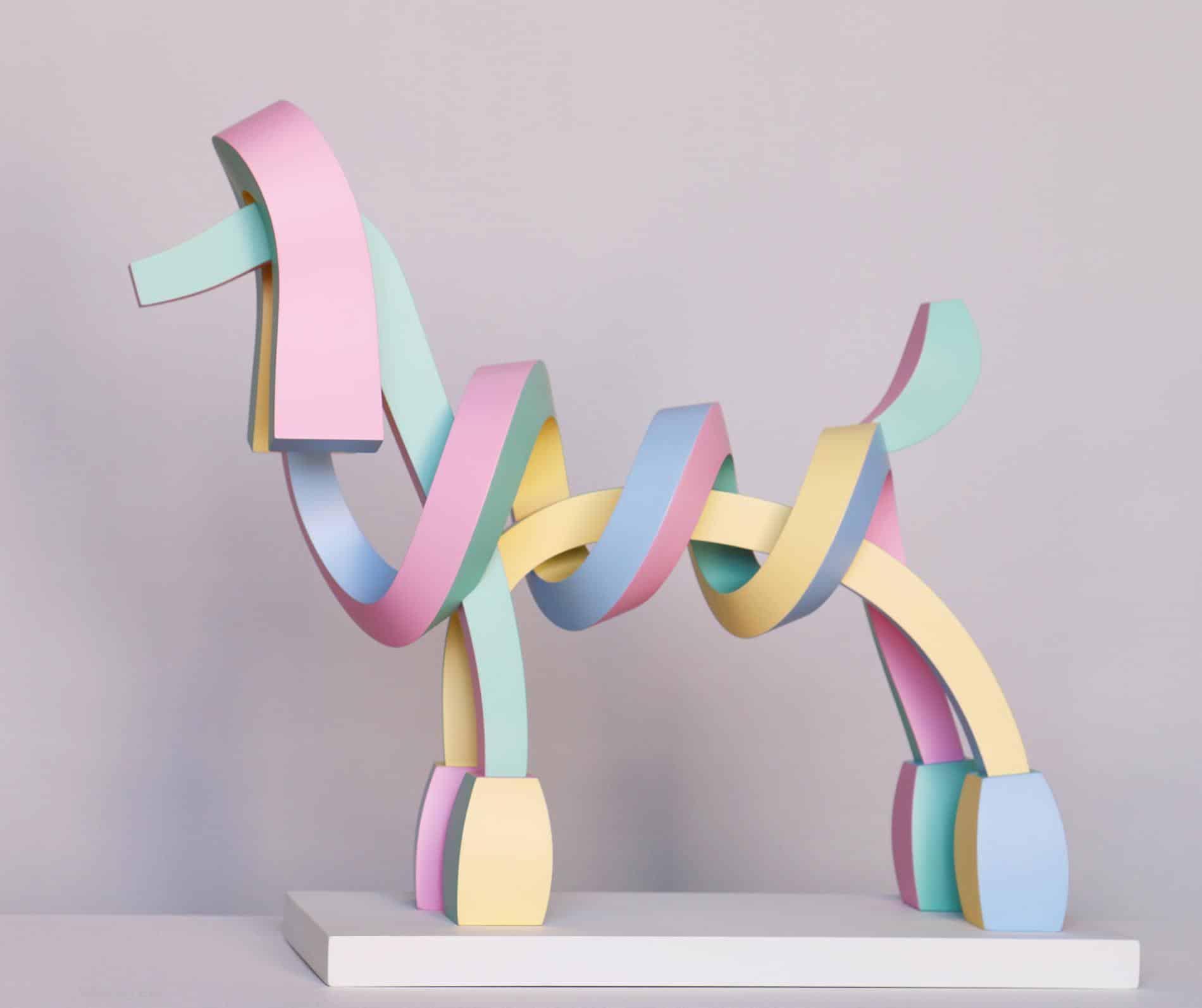 lee sangsoo escultura perro pastel