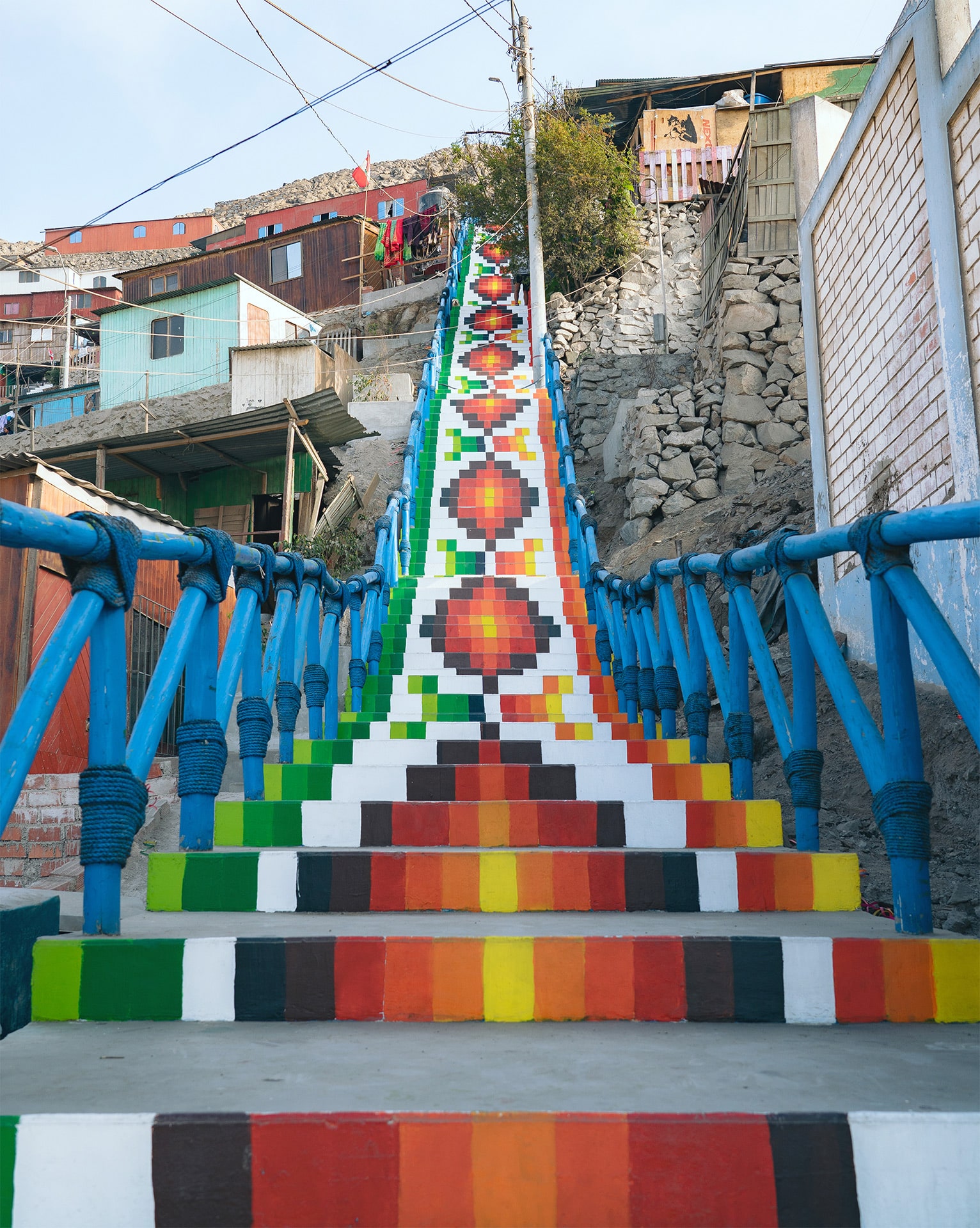 xomatok escalera mural