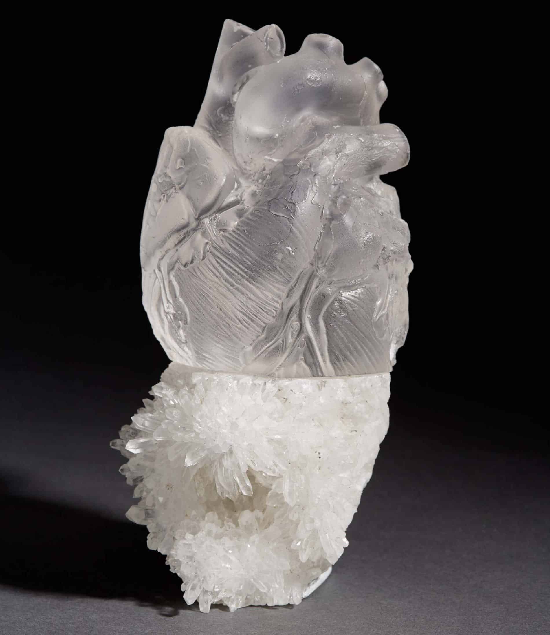 DEBRA BAXTER ESCULTURA CRISTAL CORAZON
