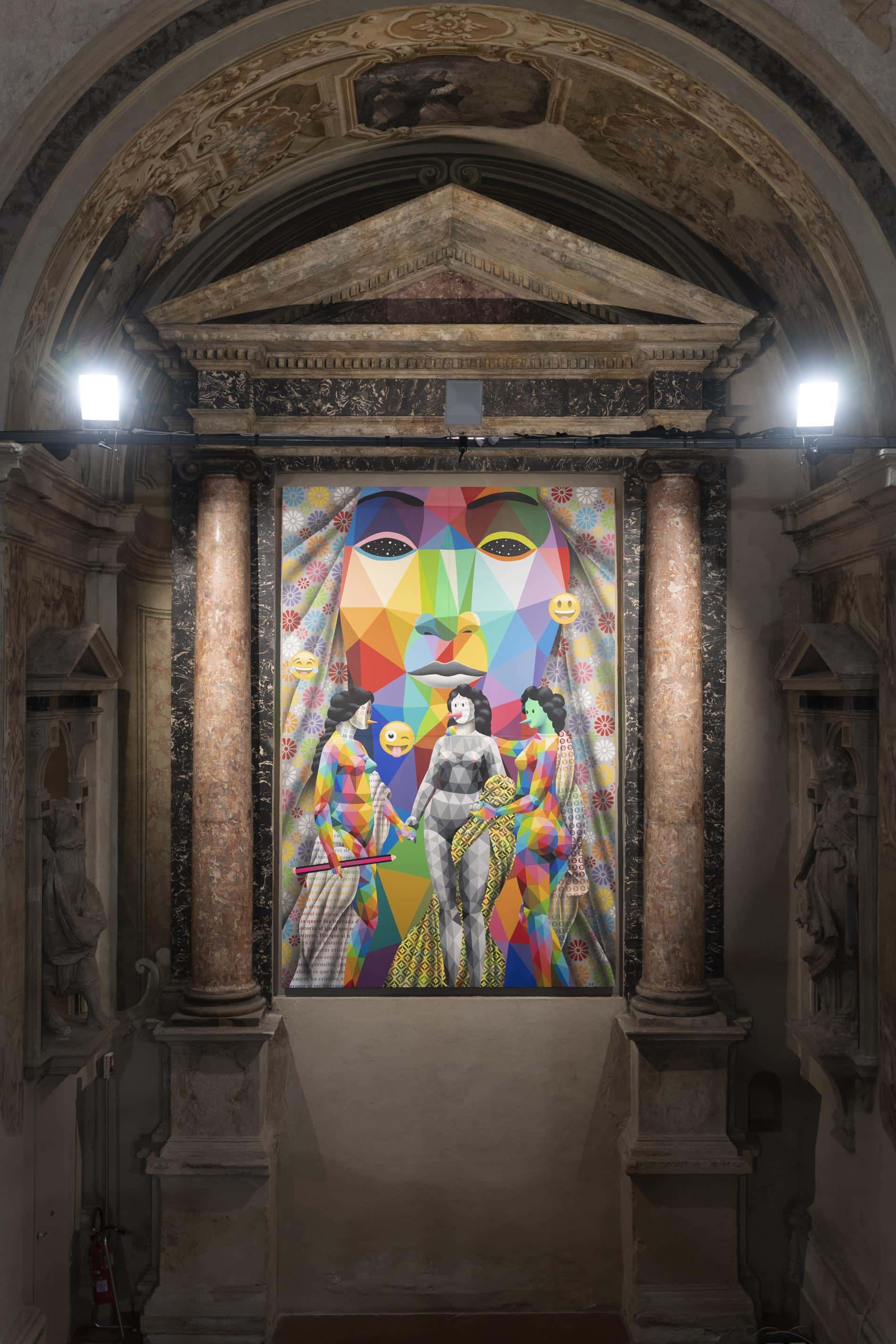 metaverso renacentista de okuda su nueva exposion de arte futuro