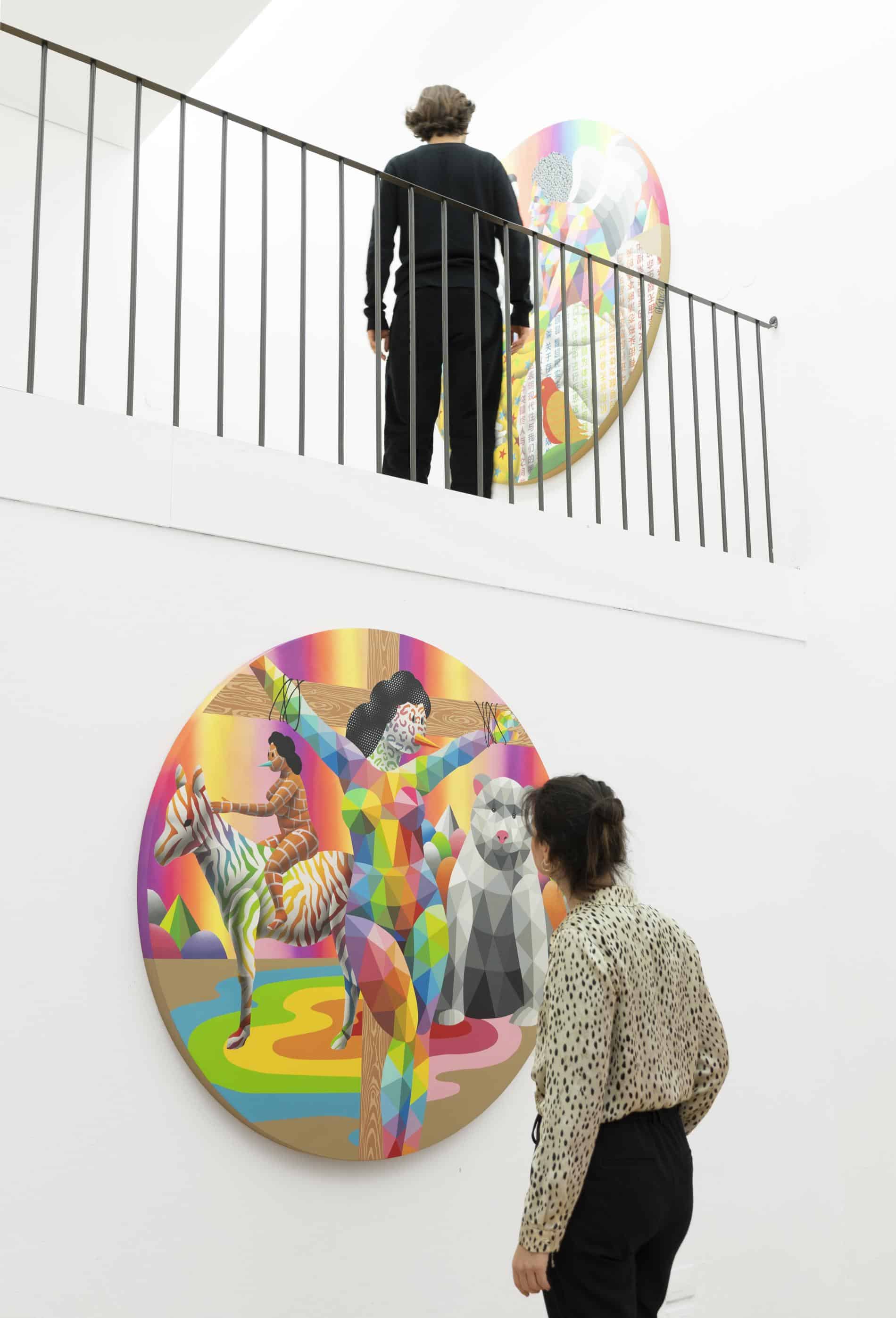 okuda san miguel y su metaverso renacentiista un expo indivodual en italia