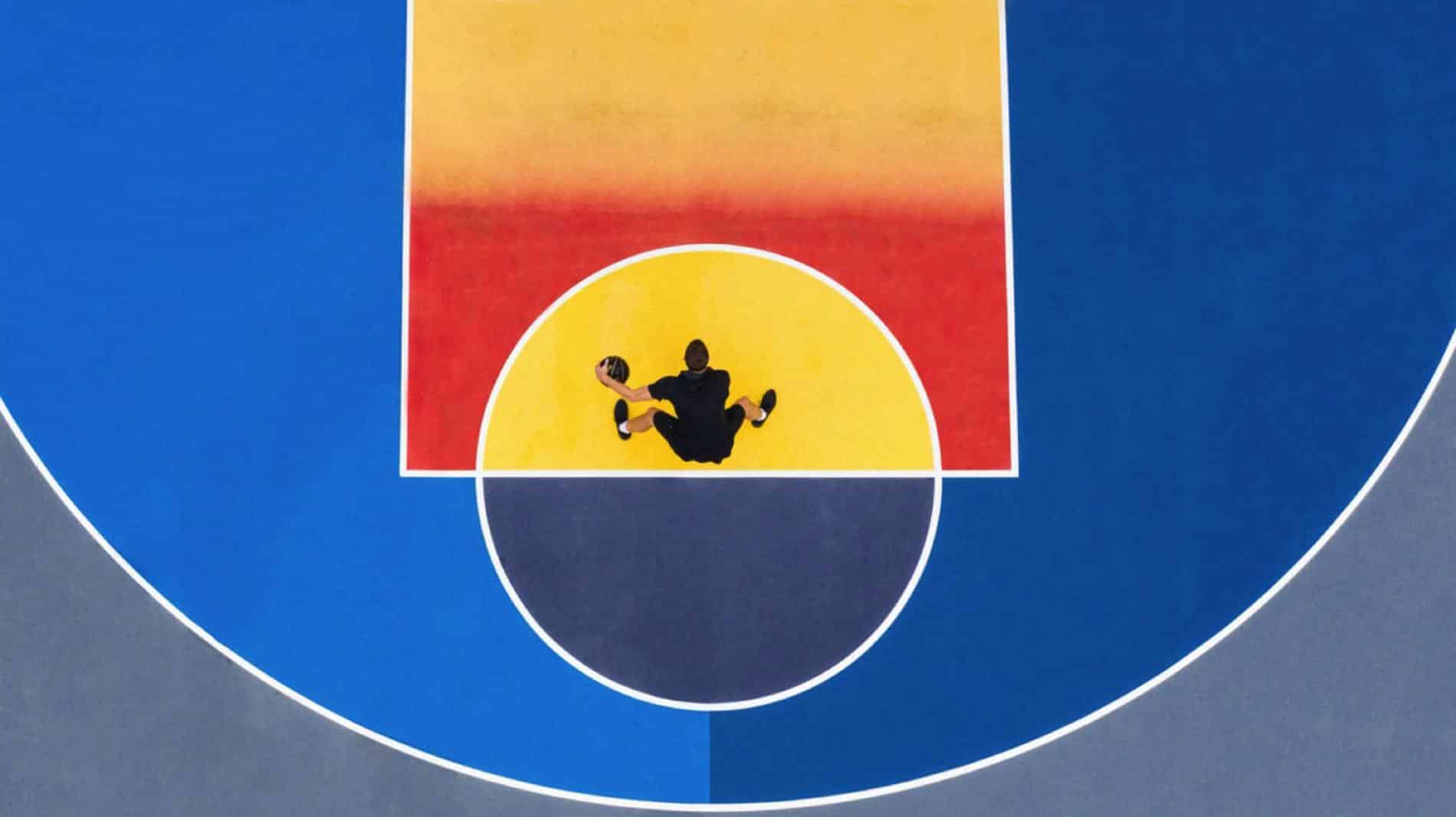 colour series la serie fotogrqafica con dron sobre deporte por Ilanna Barkusky