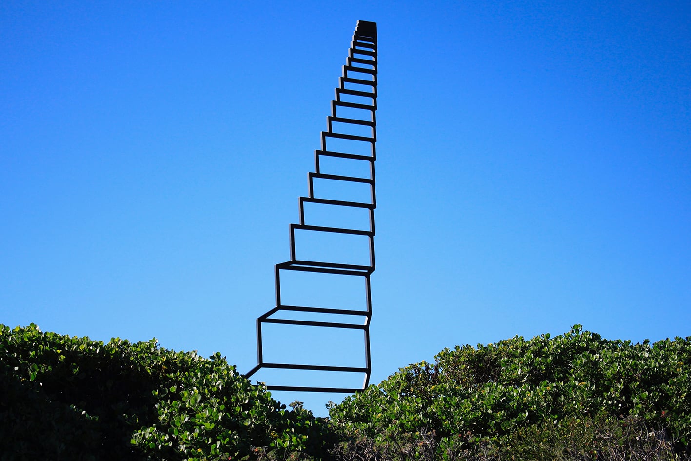 escalera en el cielo instalacion acero
