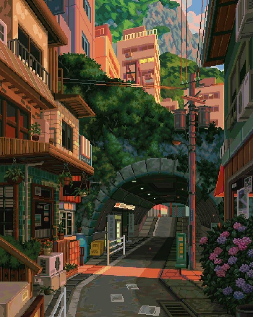 Waneella ciudad vacia y tunel