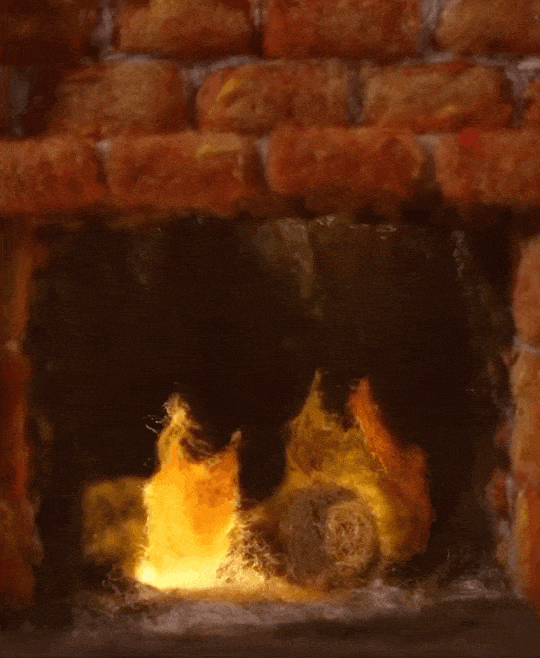 animacion fileltro fuego stop motion camcion de navbidad ingrid michaelson