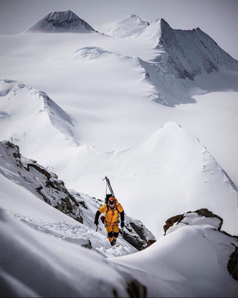 fotografia de aventura del primer libro de fotografia de jimmy chin escalada nieve