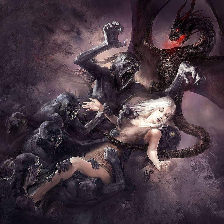 ilustracion fantastica de marc simonetti mujer atrapada