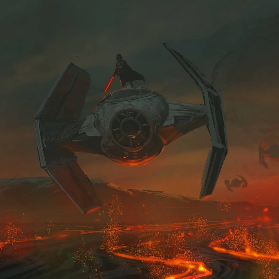 ilustracion fantastica de marc simonetti star wars