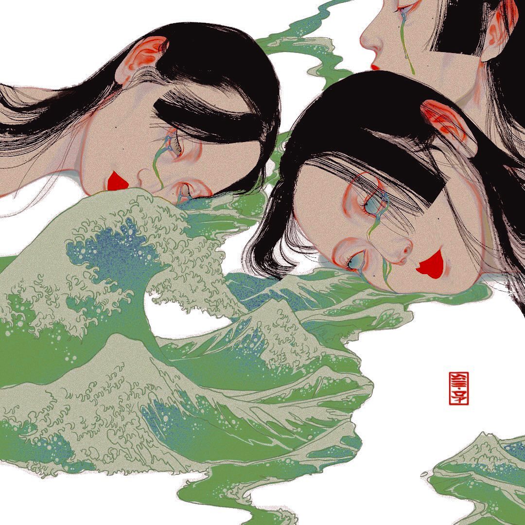 llorando a amres ilustracion de siilda korea7