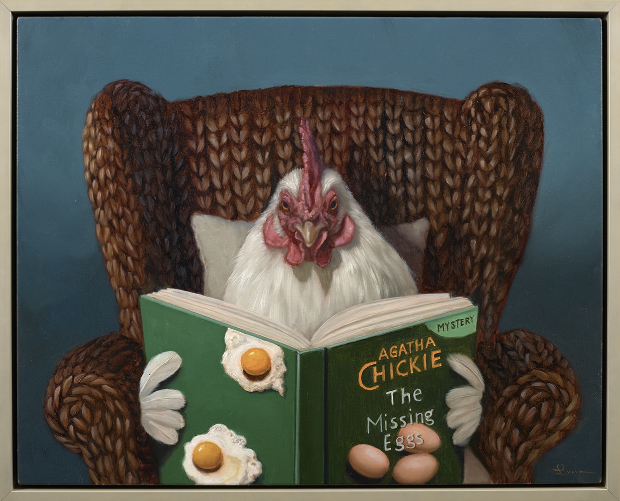 lucia_heffernan_ gallina leyendo libro