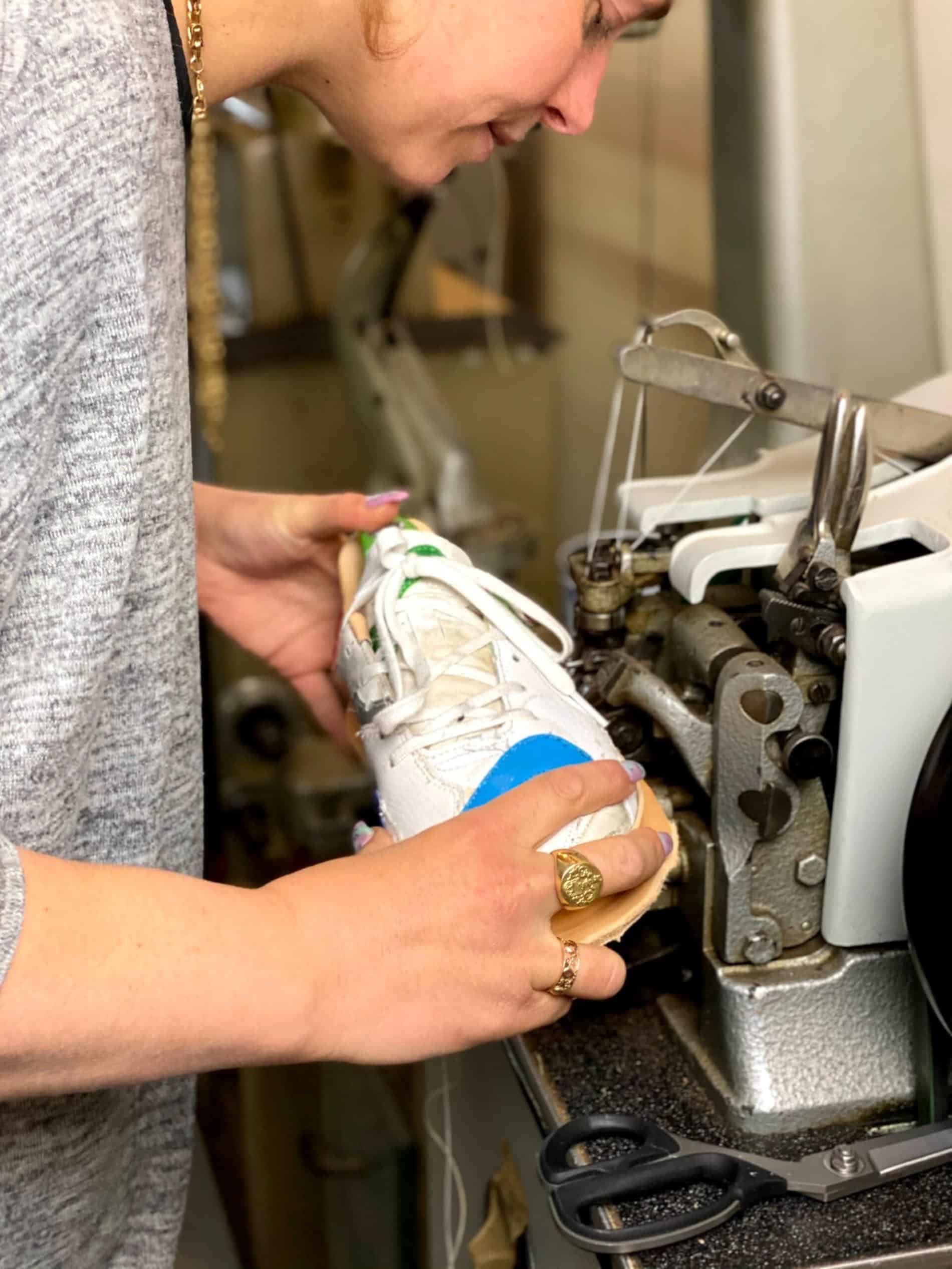 proceso de produccion zapatillas sostenibles de Peterson Stoop