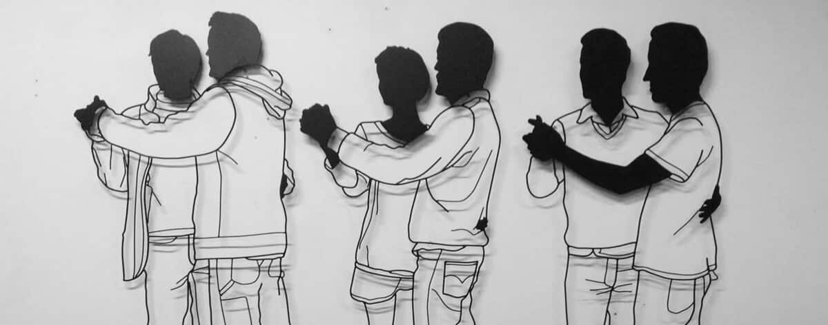 frank plant escultura depersonas bailando