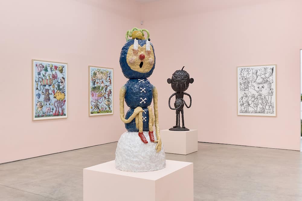 ojanen esculturas en ceramica que partenn de sus dibujos
