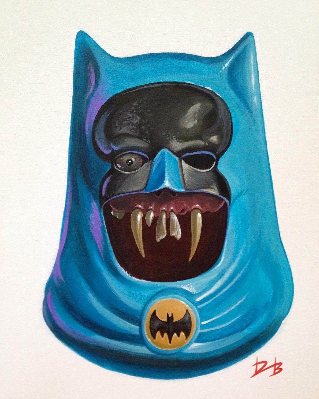 Dave Burke mostruos arte batman 2