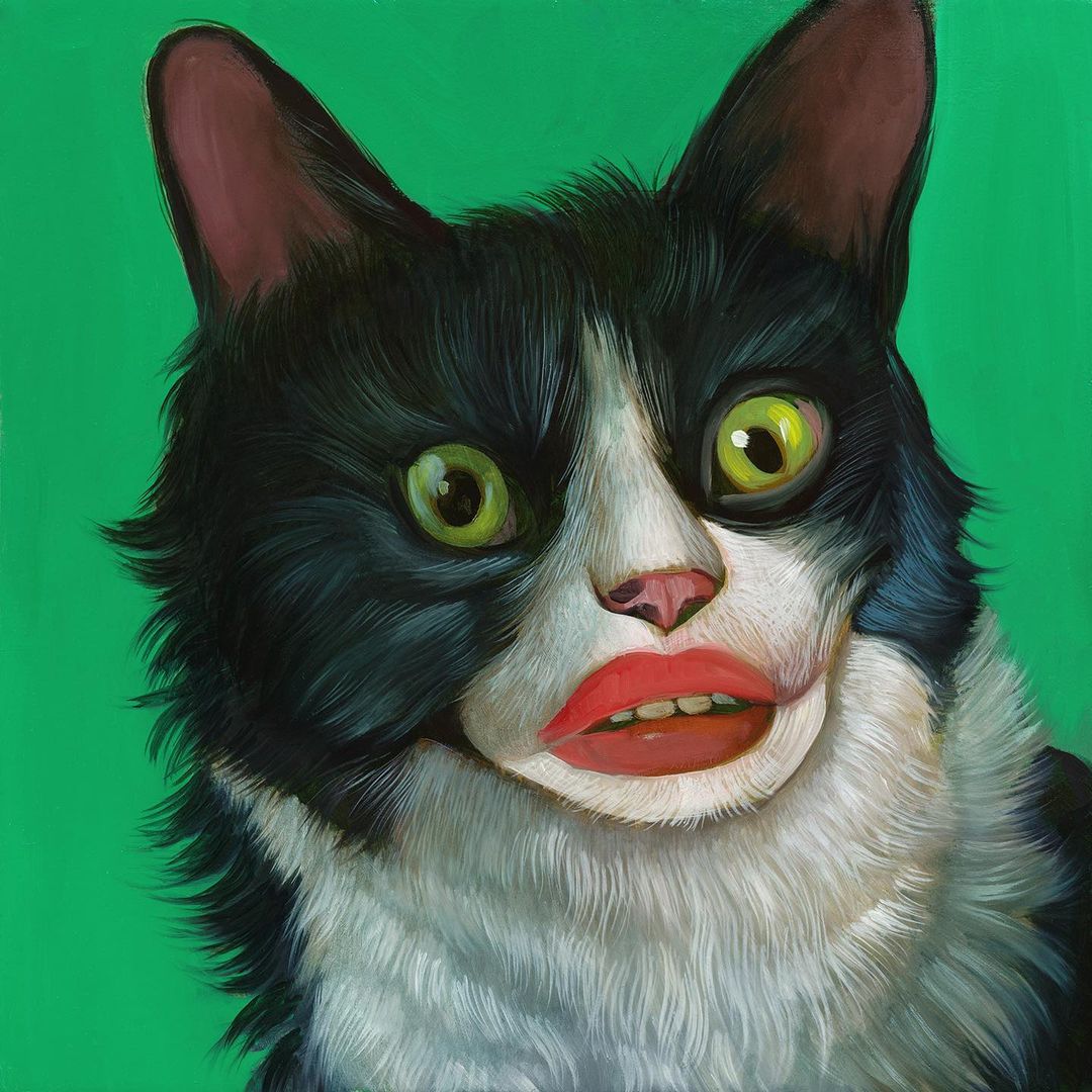 Gregory Jacobsen cat blanco y negro
