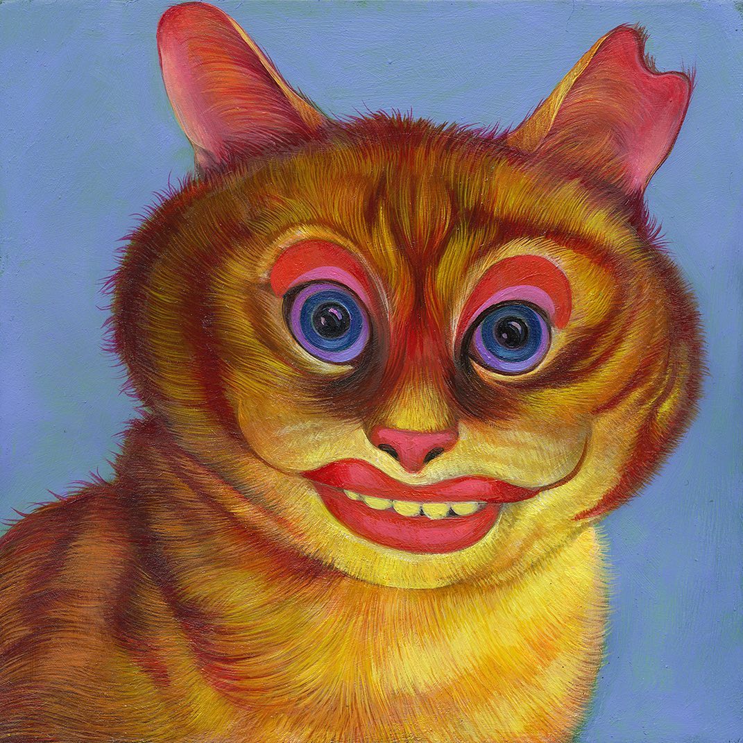 Gregory Jacobsen gamour cats smile