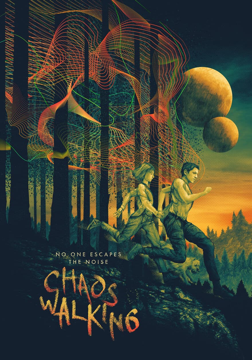 Mark Mones aka B4 Abraham CARTELES DE PELICULA CHAOS WALKING