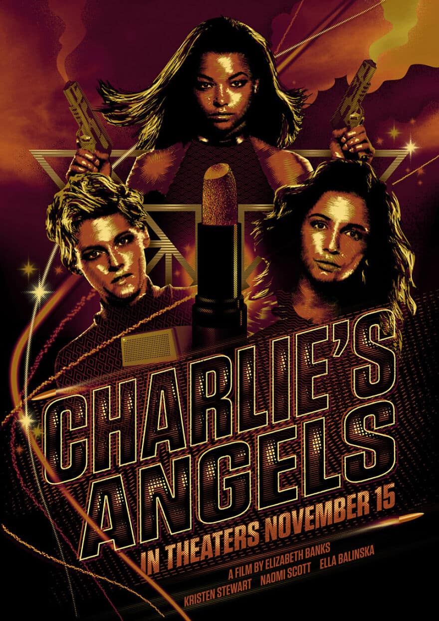Mark Mones aka B4 Abraham CARTELES DE PELICULA CHARLIES ANGEL
