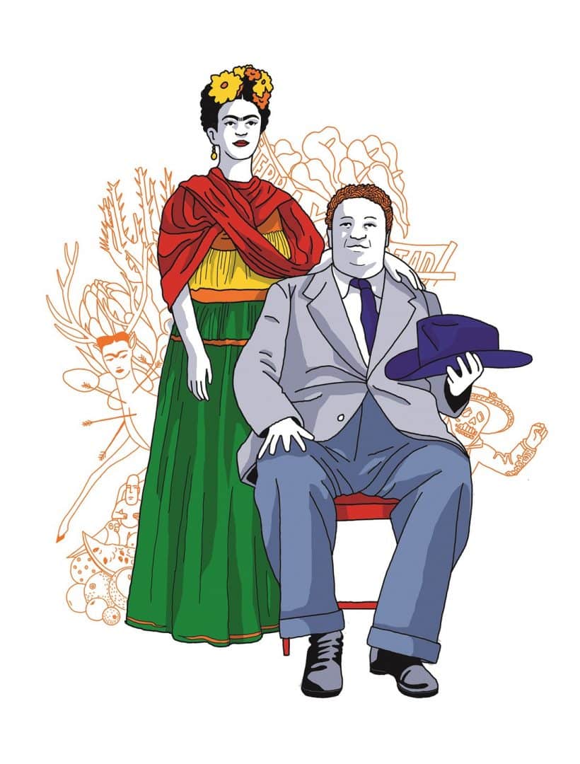 amores en el arte novela grafica frida