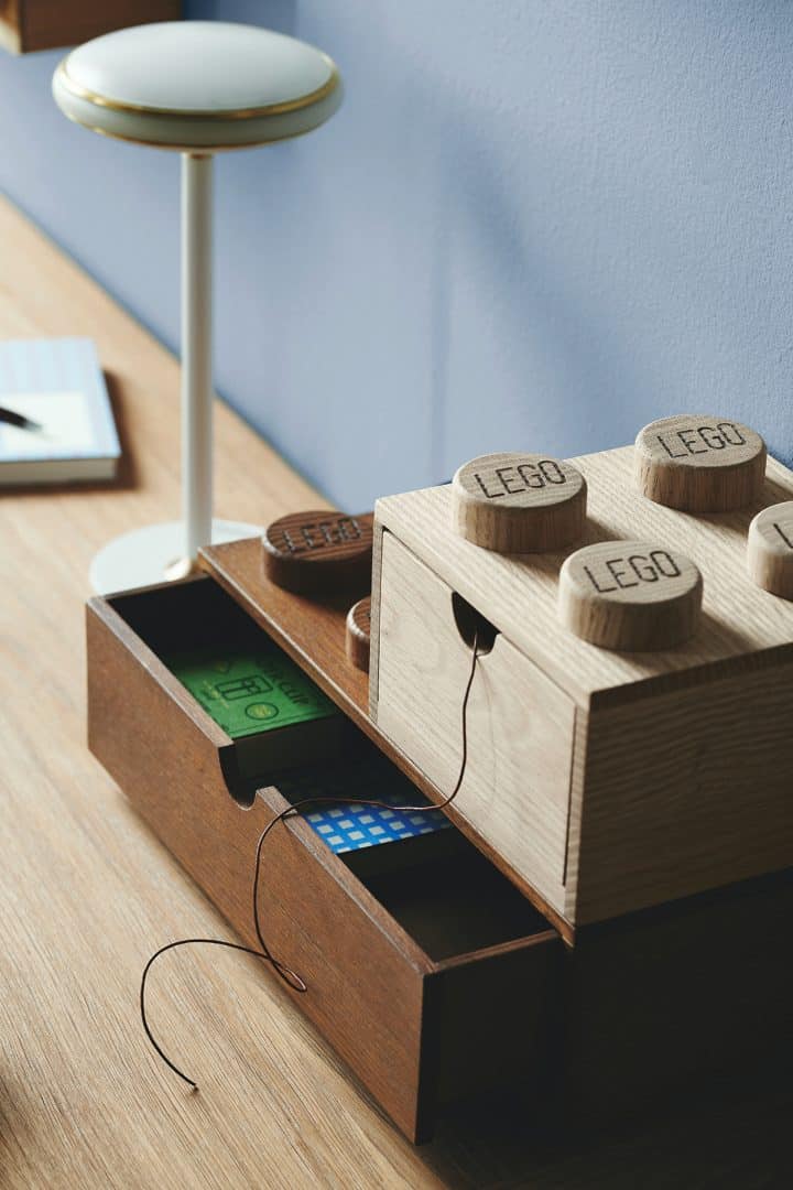 diseño de mobiliario en madera al estilo lego cajones escritorio