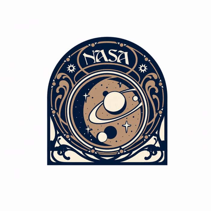 rediseño logotipo nasa art neauveo