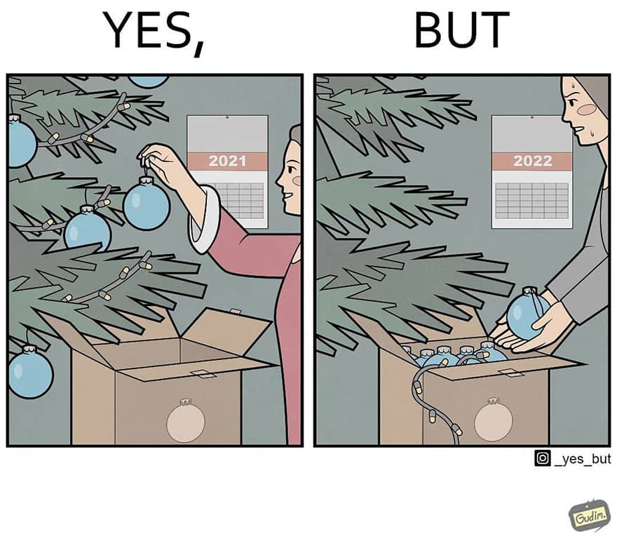 yes but anton gudim ultra navidada armar y desarmar arbolito