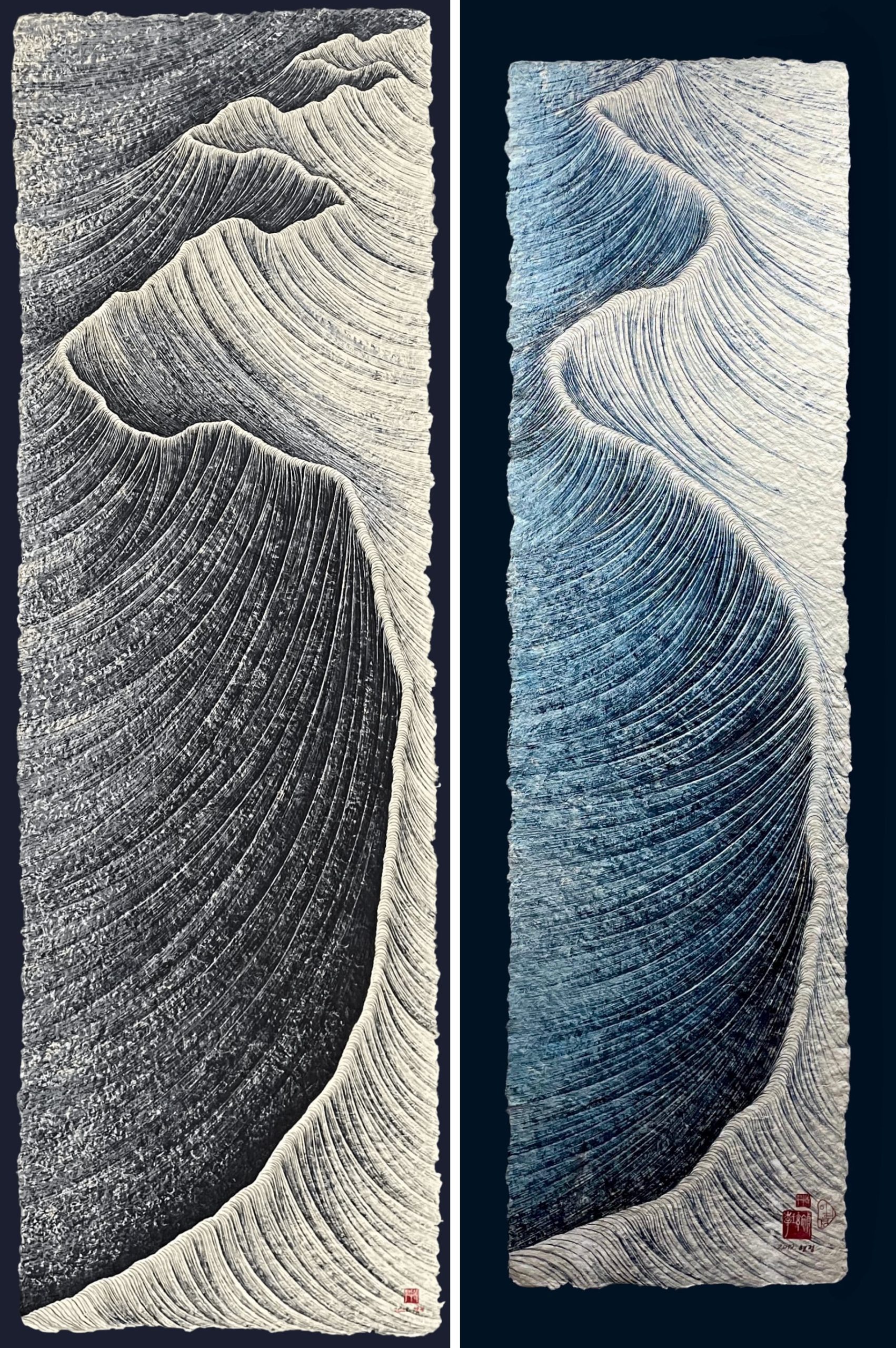 Chemin Bleu Gris lee hyun joung obra caminos