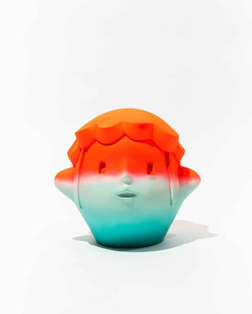 En Iwamura escultura ceramica cara