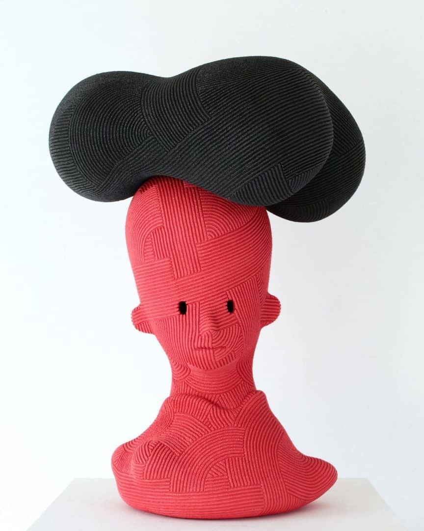 En Iwamura escultura ceramica pelo