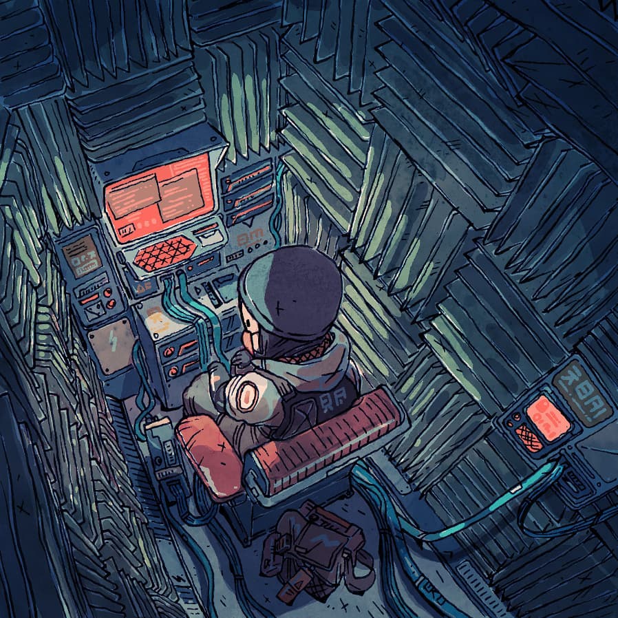 Guillaume Singelin ilustracion sci fi ilustration