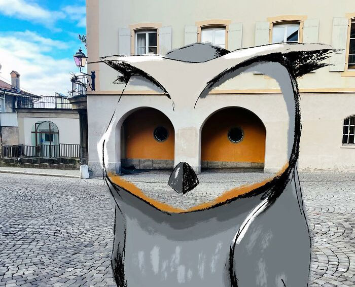 Kristián Mensa buho obras creativas