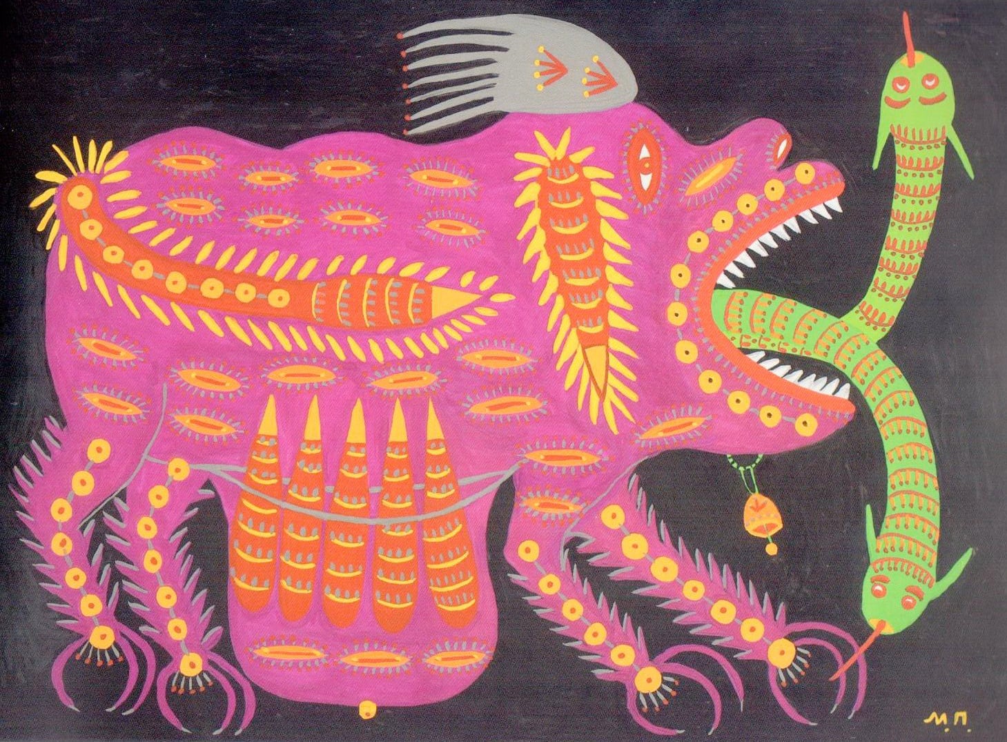 Prymachenko artecolorido ucrania guerra animales fantasticos