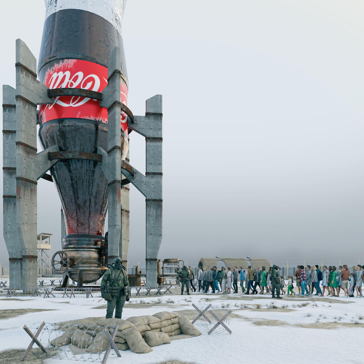 Quin Wu coca cola distopia