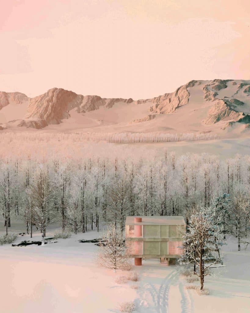 winter house casa del metaverso