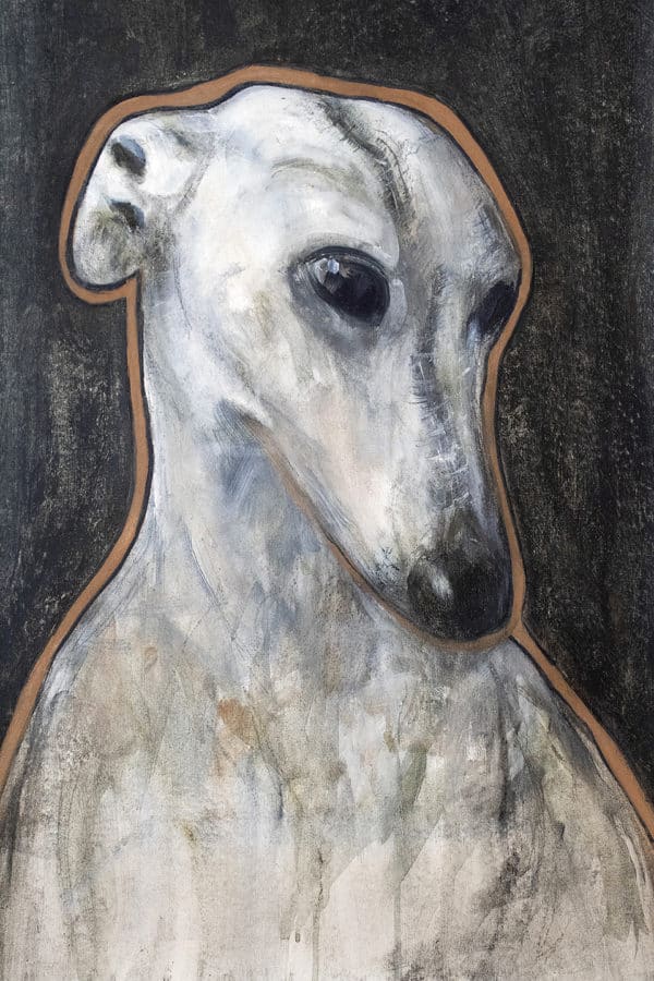 galgo blanco obras de niamles cynthia nudel tano