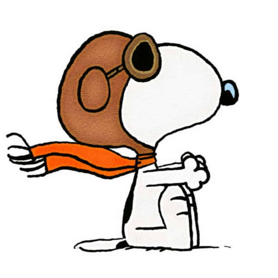 Snoopy de aviador