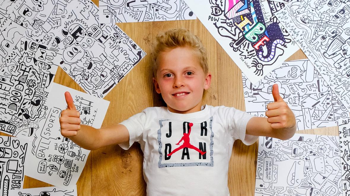 the doodle boy contratado por nike