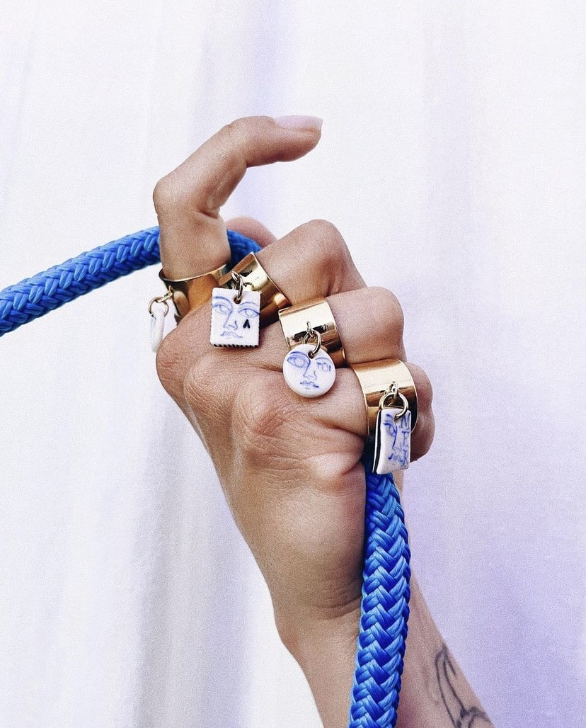 Dothy MERSEA PEOPLE INSOPIRADA EN SURF ANILLOS