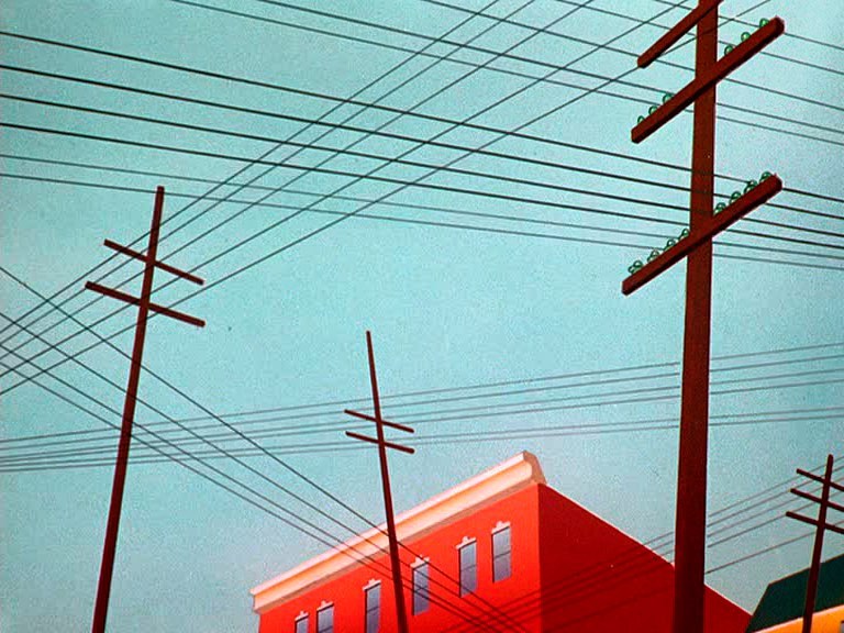 backgrounds de los looney toons ciudad