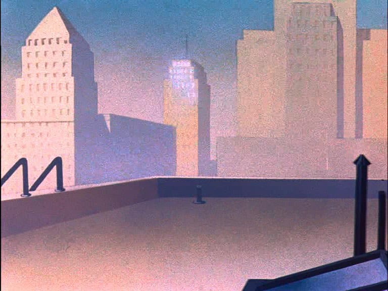 backgrounds de los looney toons skyline