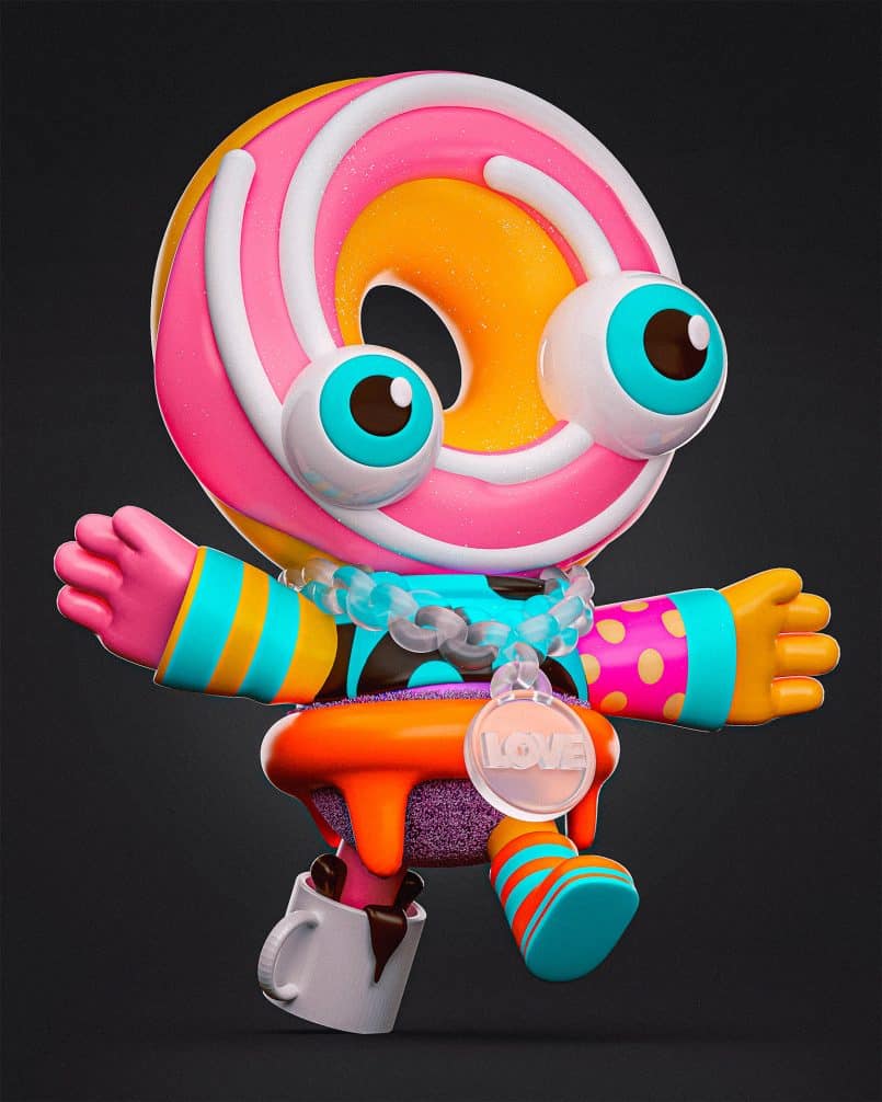 diseño kawaii cchocotoy love