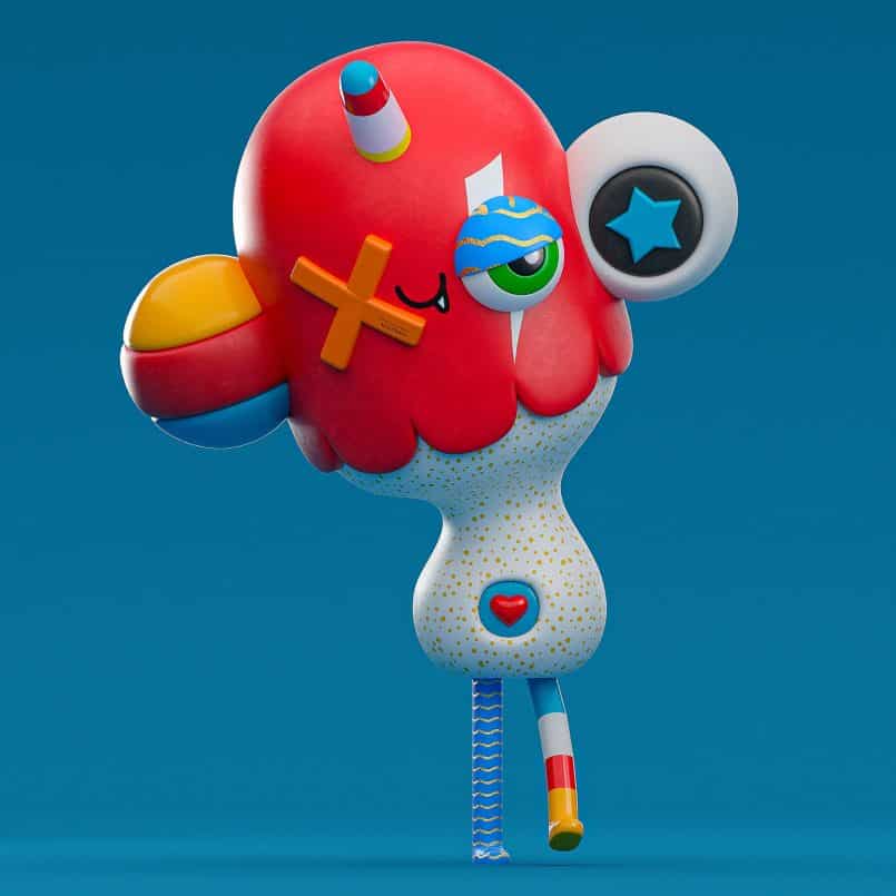 diseño kawaii cchocotoy monstruo