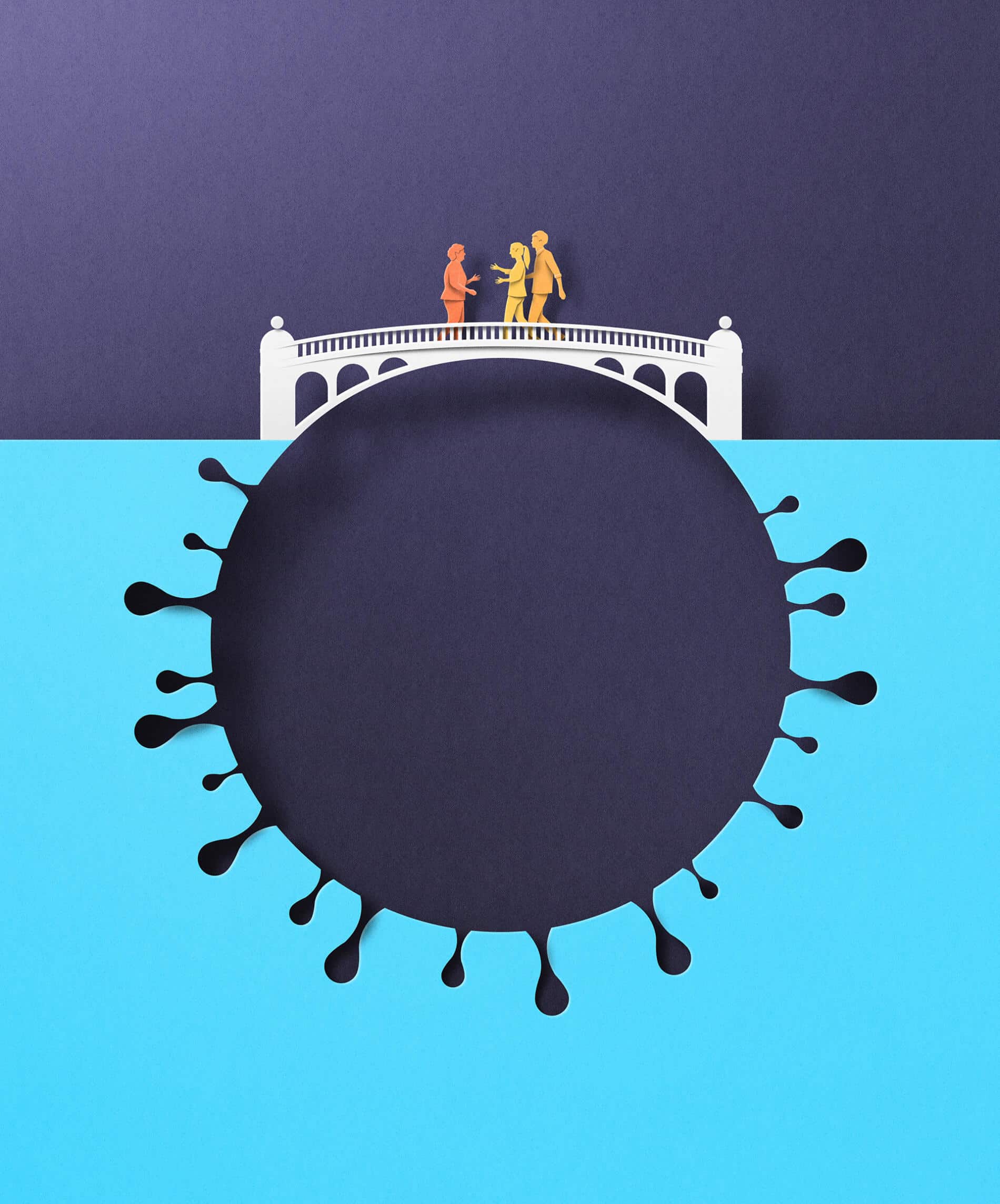 eiko ojala composiciones digotales que parecen hechas con puente