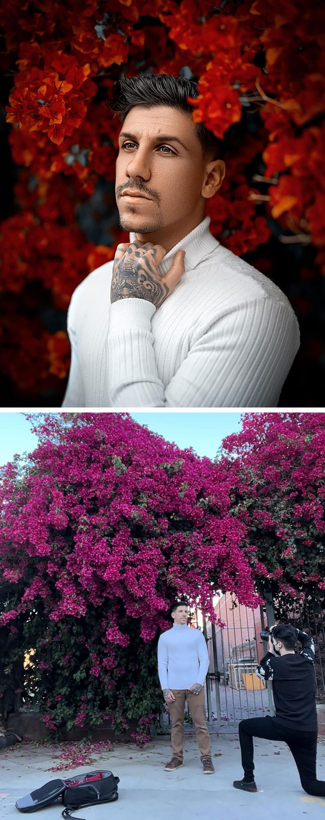 geo leon fotografia trucos flores modelo buganviles