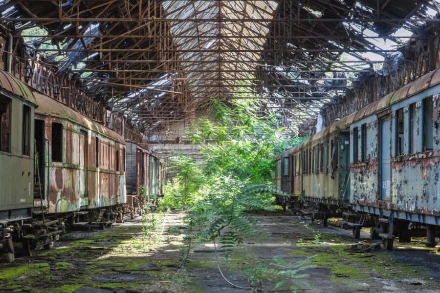 jonk fotografia de arquitectura abandonada