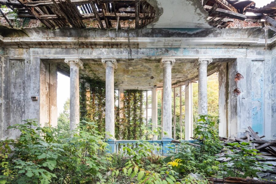 jonk fotografia de arquitectura abandonada Un teatro en Abjasia
