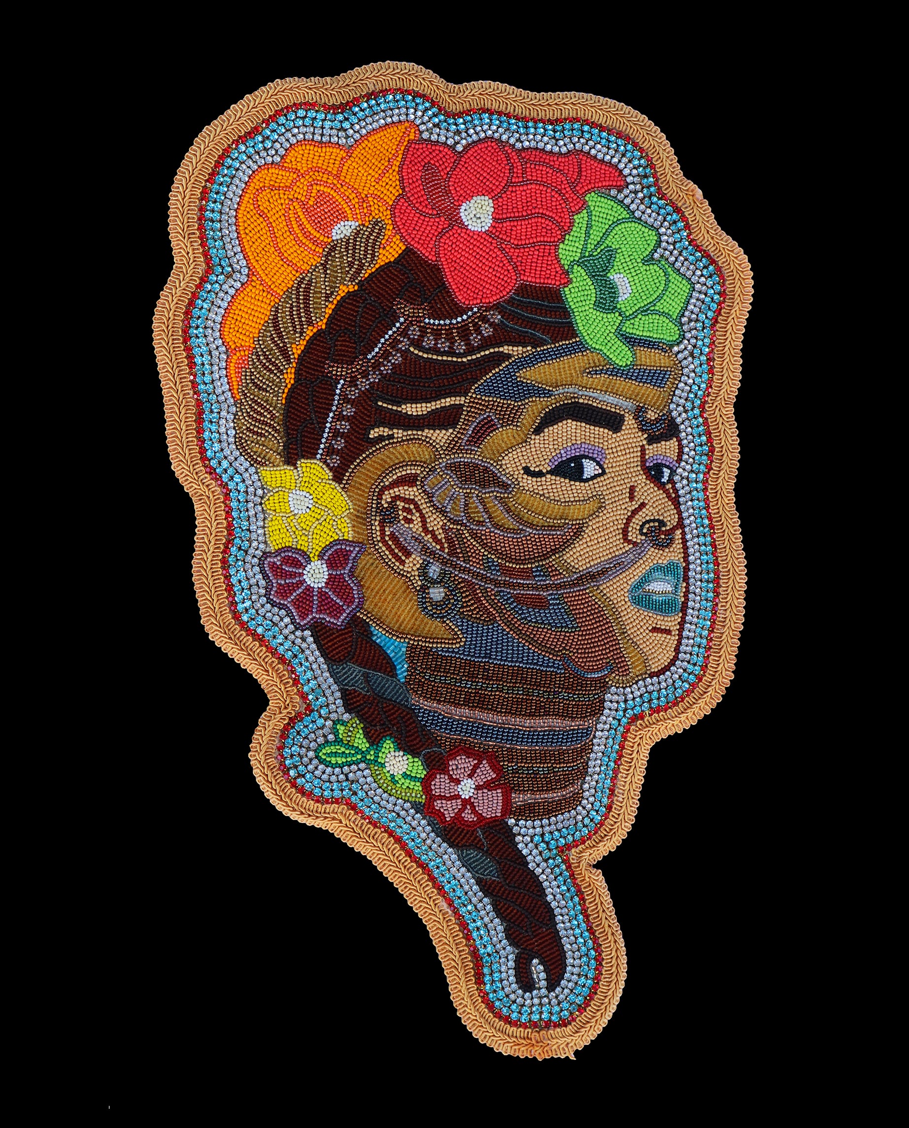 mascaras de mardi gras Demond Melancon nefertari