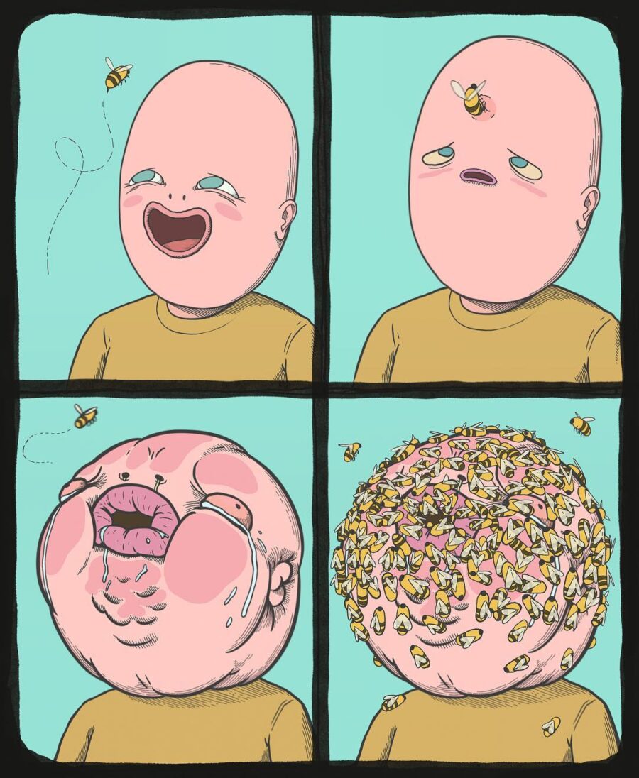 Hunter Scheiderer comics terrorificos bee