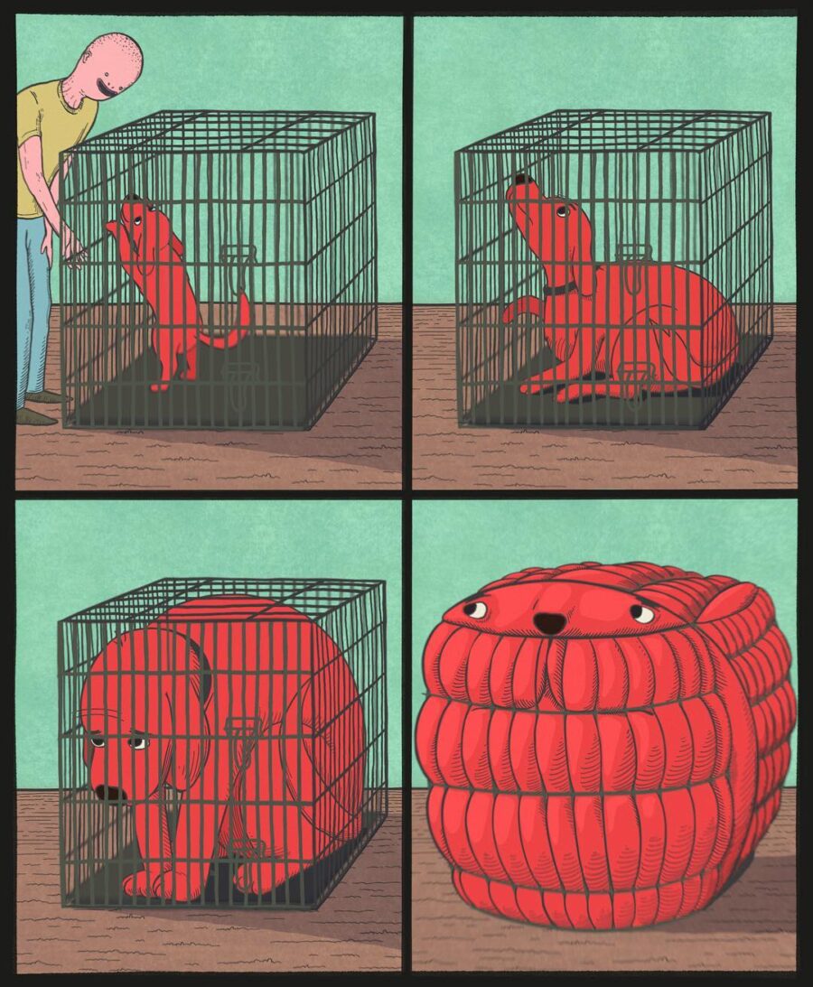 Hunter Scheiderer comics terrorificos dog