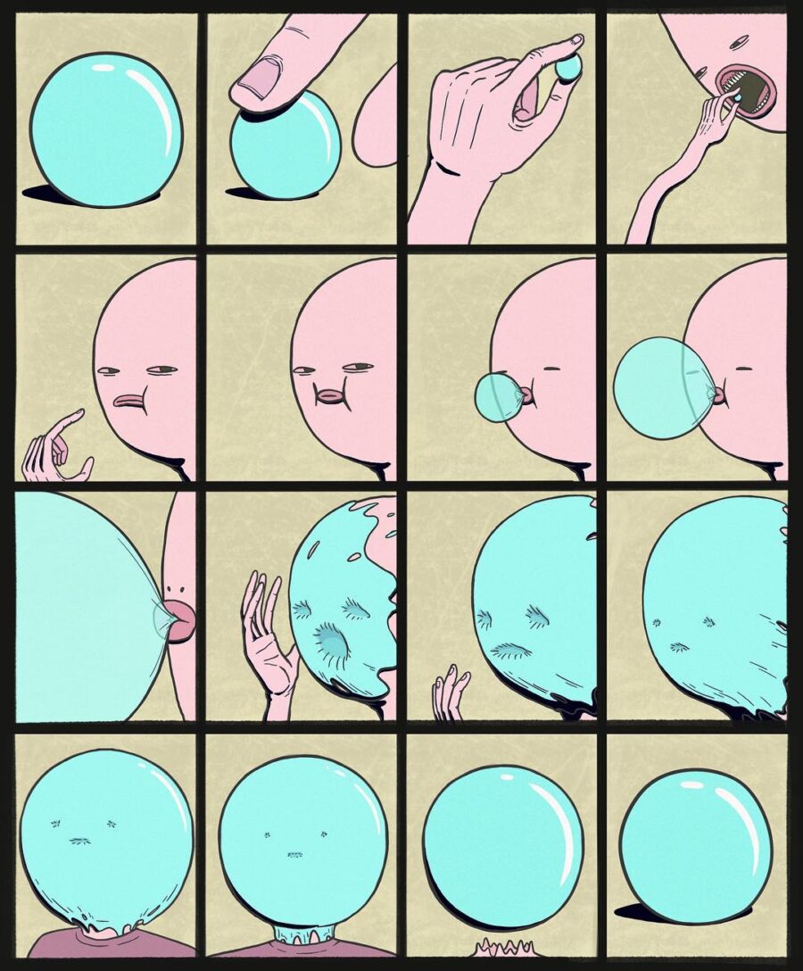 Hunter Scheiderer comics terrorificos gum